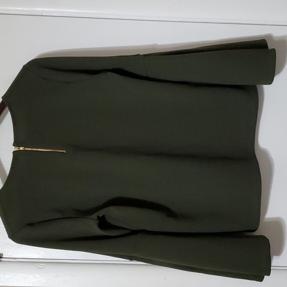 Green Envelope Dark Green Long Sleeve Shirt Size Medium - Picture 2 of 5